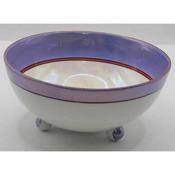 Vintage Noritake M Lusterware Footed Soup Bowl Ladle and Saucer Pattern N‎ N3008 - Picture 7 of 16